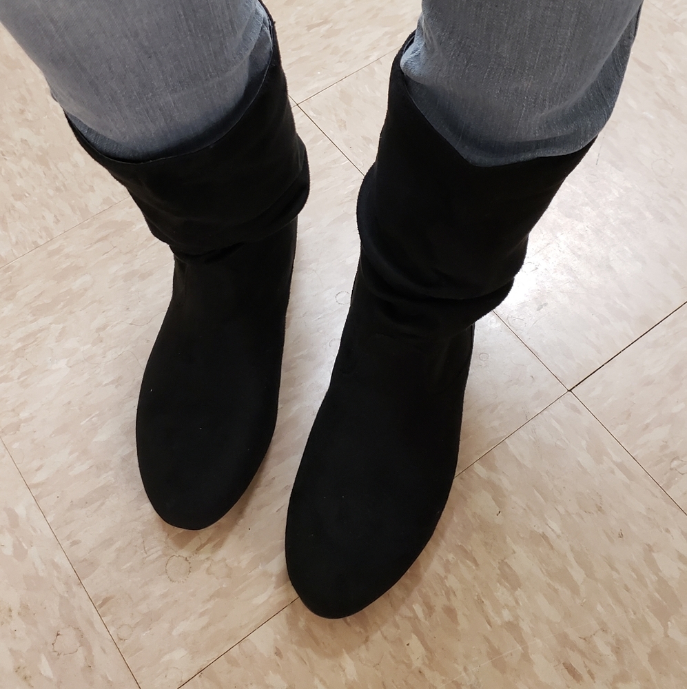 Black boots